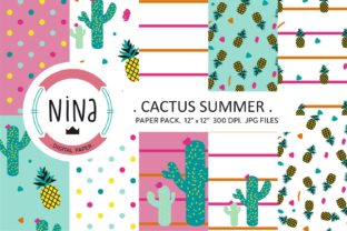 Cactus Wrapping Paper, Cactus Paper Pack: A Creative Resource for Designers and Makers