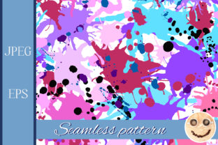 Camo Turquoise Purple Pink Pattern
