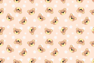 Cute Bear Head Seamless Pattern: A Creative Resource for Designers and Makers