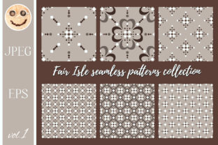 Fair Isle White Beige Brown Pattern: A Timeless Design for Modern Creativity
