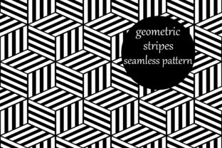 Geometric Striped Hexagons 3D Pattern: A Versatile Design for Modern Projects