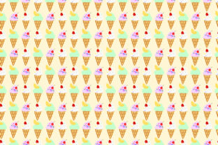 Ice Cream Cone in Pastel Tone: A Versatile Seamless Pattern for Creative Expression