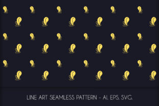 Line Art Leaf Seamless Pattern – A Versatile Design Asset for Every Project