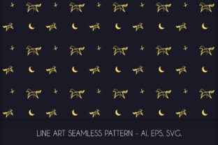 Line Art Wolves Seamless Pattern: A Versatile Design Resource for Creative Professionals
