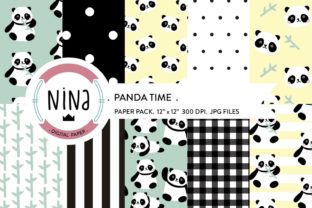 Panda Digital Paper and Panda Bear Wrapping: A Creative Resource for Designers and Enthusiasts