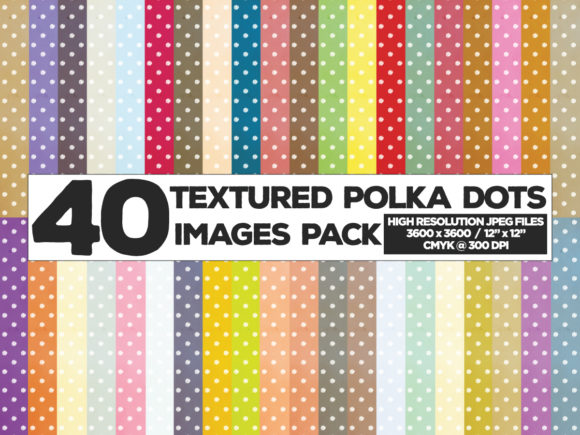 Polka Dots Textures Background Images: A Versatile Design Asset