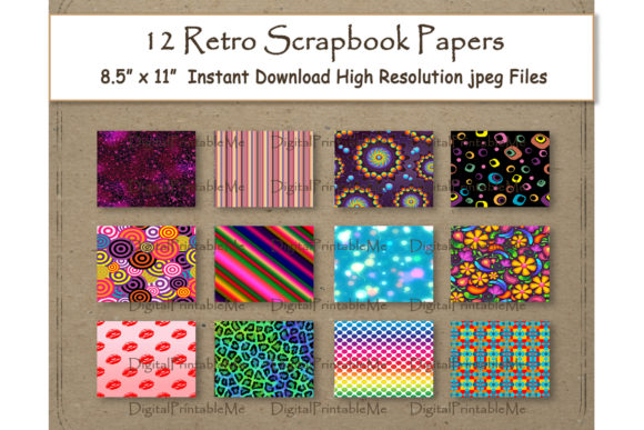 Retro Digital Paper 11: A Timeless Design for Modern Use