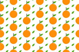 Seamless Pattern of Fresh Citrus Fruit: A Versatile Design for Modern Applications