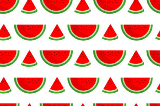 Seamless Pattern of Watermelon Slices: A Creative Resource for Design and Printing