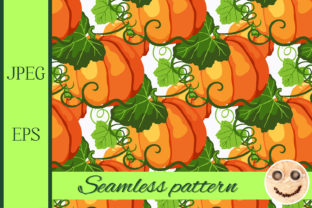 Seamless Pattern with Fall