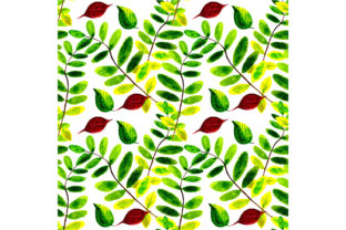 Seamless Pattern with Leaves: A Guide to Modern Watercolor Illustration